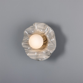 Rivale Marbled IP44 Wall Light